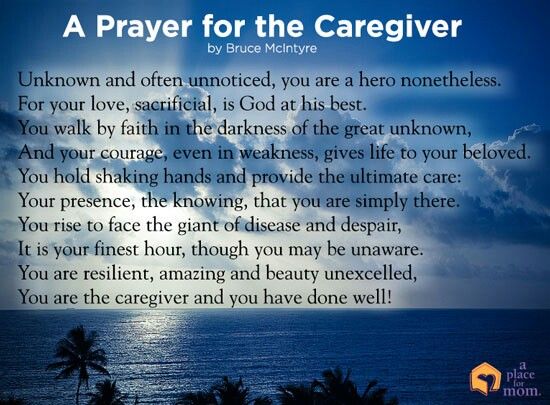 A Prayer for the Caregiver