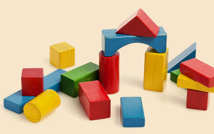 playing blocks for toddlers